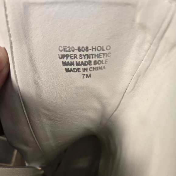 NIB Club Exx Dolls Kill Holographic Ice Breaker Platform Boots - Picture 10 of 12